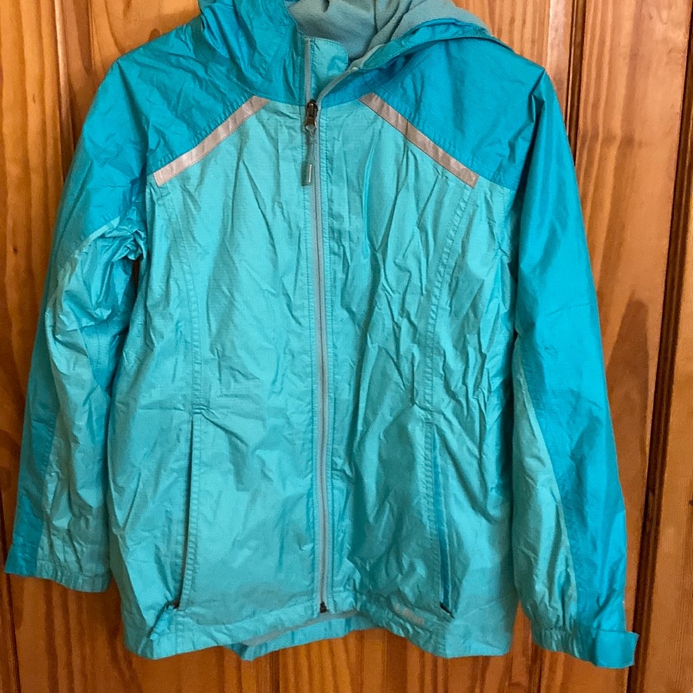 Kids Aqua fleece lined water, repellent, Jacket